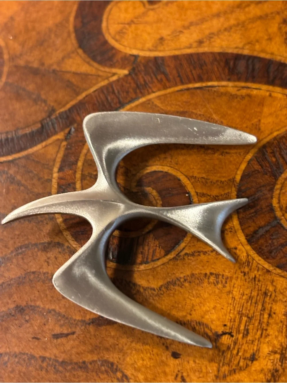 Silver tone Bird Brooch